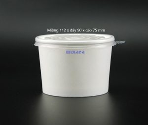Tô giấy có nắp 500ml Mxara